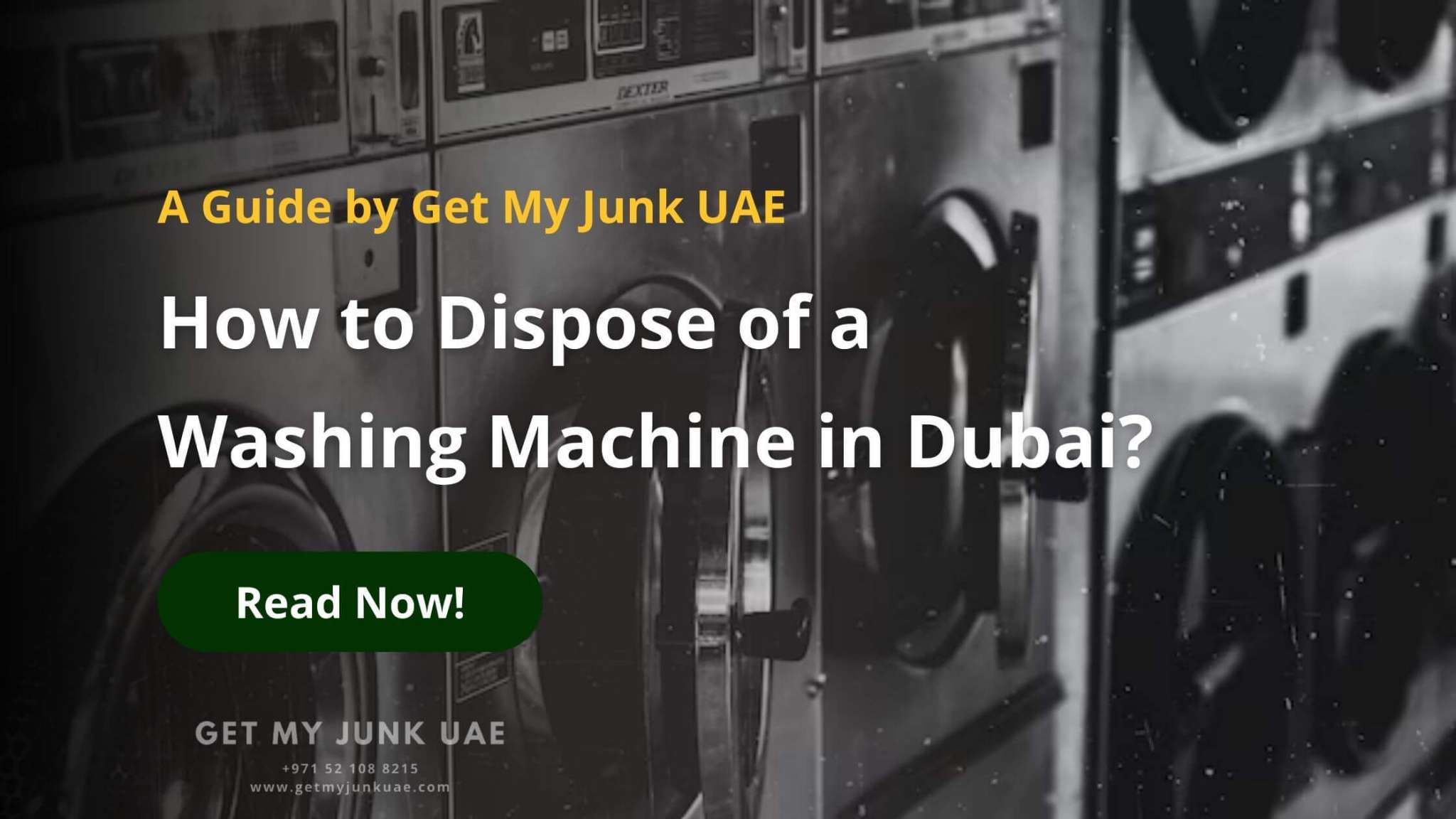 How to Dispose of Old Washing Machines in Dubai?