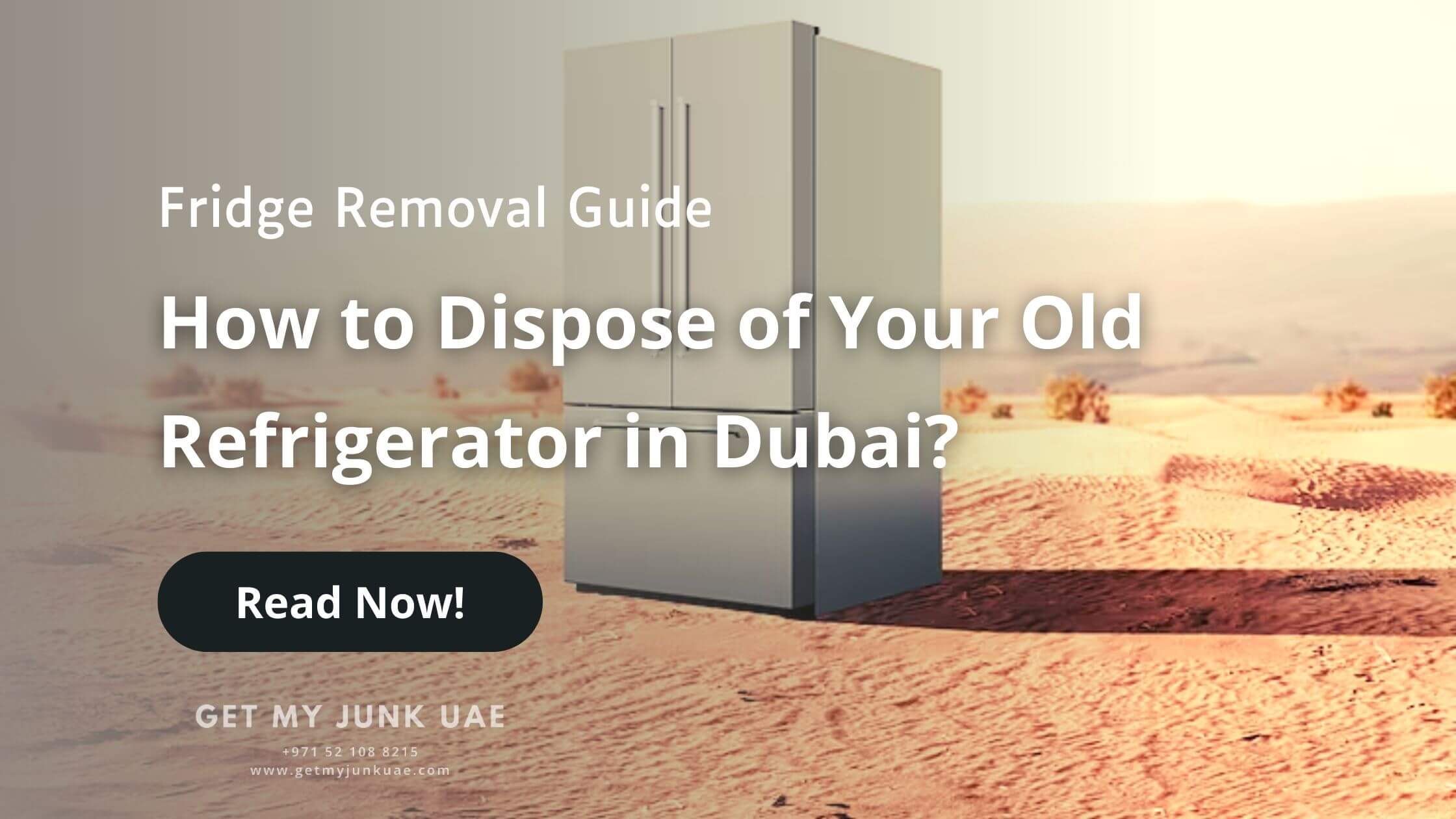 How to Dispose of Your Old Refrigerator in Dubai