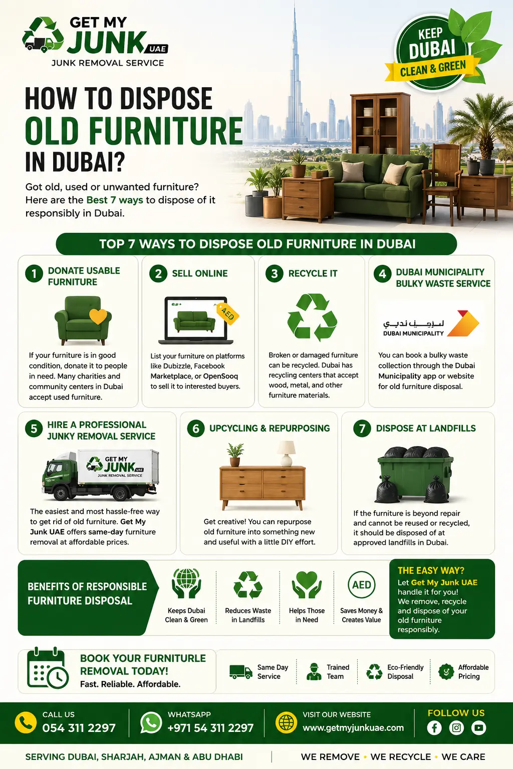 How to Dispose Old Furniture Top Options in Dubai How to Dispose Old Furniture Top Options in Dubai!