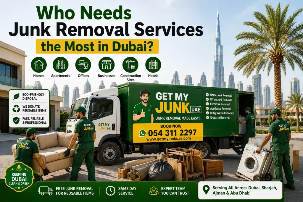 Who Needs Junk Removal the Most in Dubai - Guide by Get My Junk UAE
