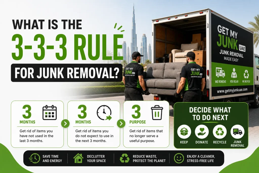 3-3-3 Rule for Junk Removal by Get My Junk UAE